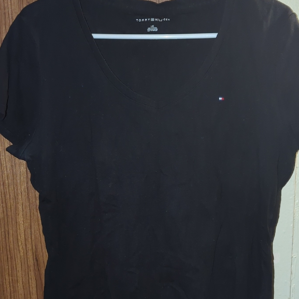Tommy Hilfiger Women's Classic Black Tee